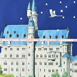 Aurora Night Sky And Lakeside Castle 1 - Sheeting